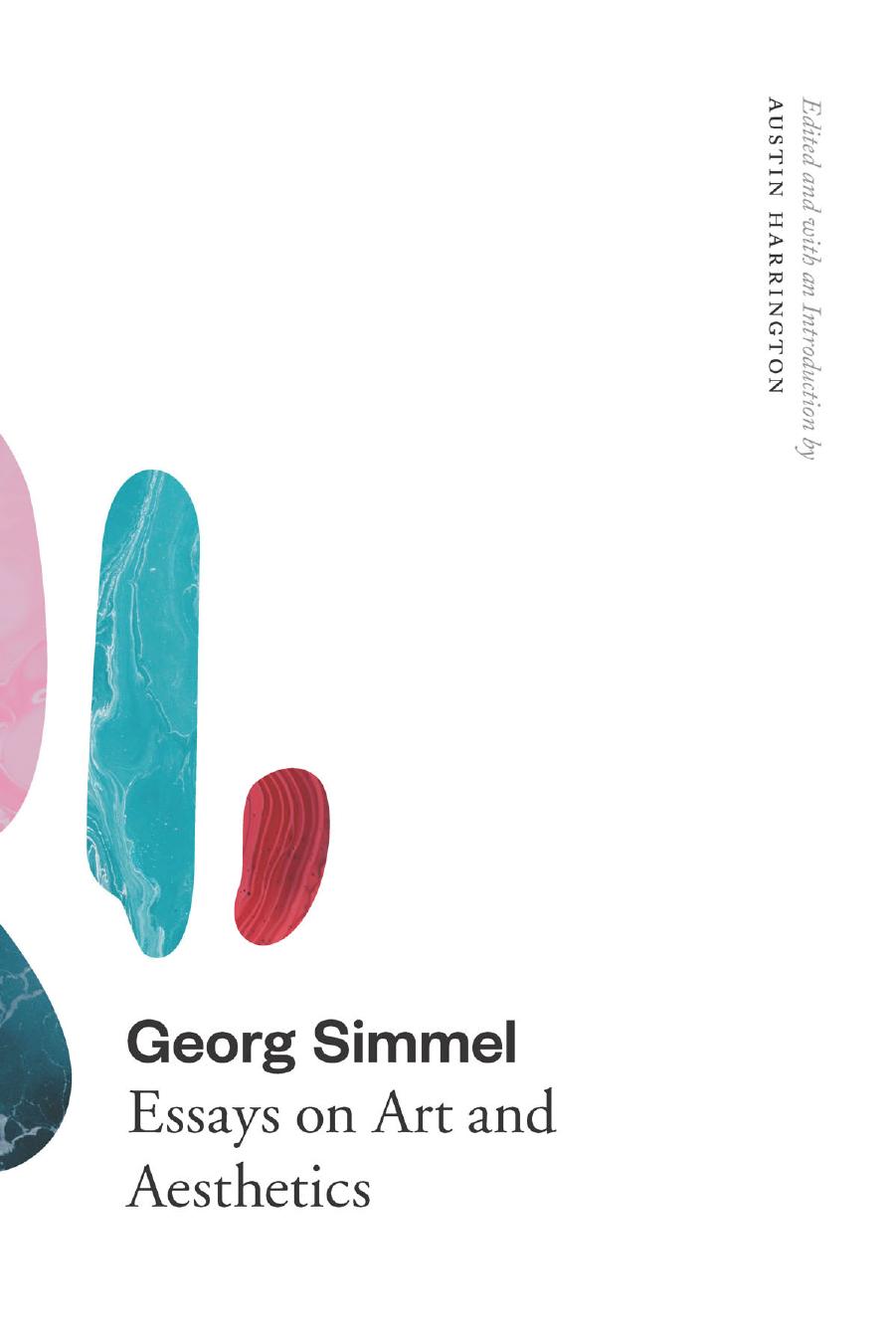 Georg Simmel:Essays on Art and Aesthetics